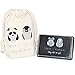 Ink Stamp Pad by Panda and Penguin is Baby Safe, Kid Friendly, Washable, and Non-Toxic. + Bonus eBook (Black)