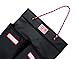 Rough Enough Locker Organizer Hanging Accessories Storage Organization with 4 Pockets for Work Door Gym Wall Black Tarpaulin
