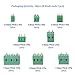Glarks 40pcs(8 Kinds) 2.54/3.8/5.0/7.5mm Pitch 2/3 Pin PCB Mount Screw Terminal Block Connector Assortment Kit