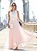 Doreen Womens Vintage Chiffon Formal Prom Party Evening Gown Wedding Bridesmaid Dress