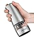 Gourmia GSP9415 Electric Salt and Pepper Mill and Grinder – 2 in 1 - Battery Operated - Stainless Steel Body – Modern Table Top Design - Adjustable Form Fine to Course