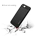iPhone 8 Plus Case, iPhone 7 Plus Shockproof Case, Moonmini 2 in 1 Hybrid Combo Armor Shock Absorbing Back Cover Protector for iPhone 7 Plus/iPhone 8 Plus (2017) - Black