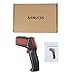 Lufei A530 Entry-Level Non-Contact Digital Infrared Thermometer Temperature Gun -26°F to 986°F (-32°C ~ 530°C) Laser Aim Support Adjustable Emissivity Indoor Outdoor Use - Black Red