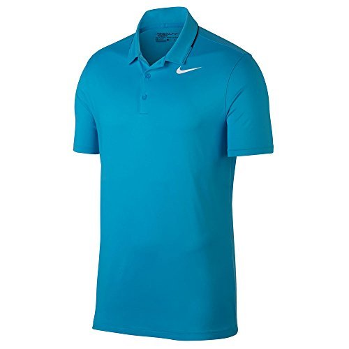 Nike Icon Elite Golf Polo 2017 Blue Fury/White X-Large