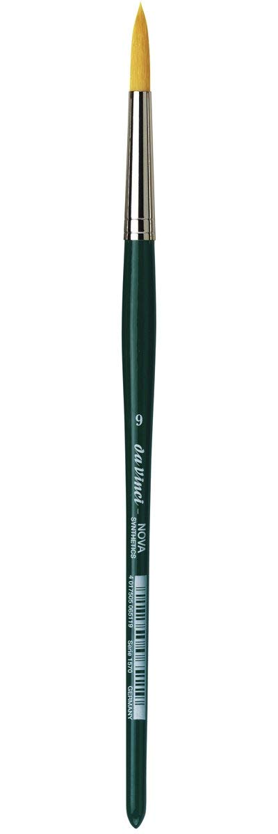 Da Vinci NOVA - Series 1570 - Synthetic Fiber Brush, School and Hobby Lines - Size 9