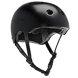 PROTEC Original Classic Helmet CPSC-Certified, Satin Black, Large