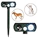Humutan Dog Repellent, Outdoor Solar Ultrasound not Waterproof Deterrent, with Motion Sensor and Flash, for