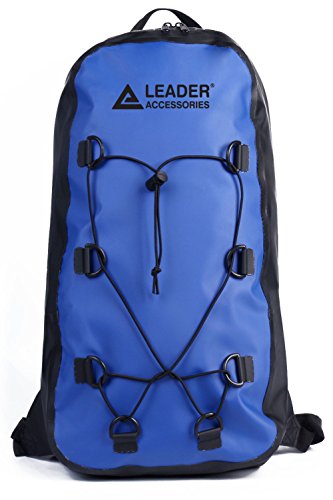 Leader Accessories Waterproof Backpack Dry Bag for Hiking Climbing Kayaking Rafting
