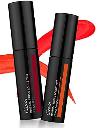 CARTIN SUBUN MINERAL TRIPLE ROUGE TINT # PRAHA ORANGE, Korean Cosmetics, Korean Beauty, Kpop Beauty, Kstyle