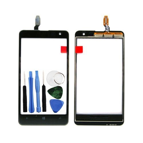 BisLinks® Black Touch Glass Lens Screen Digitizer Panel Replacement For Nokia Lumia 625