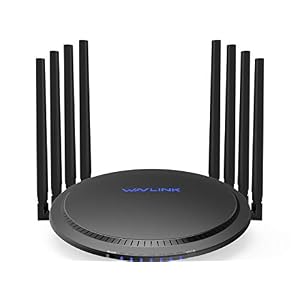 WAVLINK AC3000 Smart WiFi Router-MU-MIMO Tri-Band Gigabit Wireless Internet High Speed Router for Home,4K Streaming with…