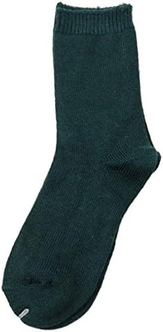 Your Gallery Women's Warm Cozy Bright Color Cable Knitted Wool High Socks Dark Green