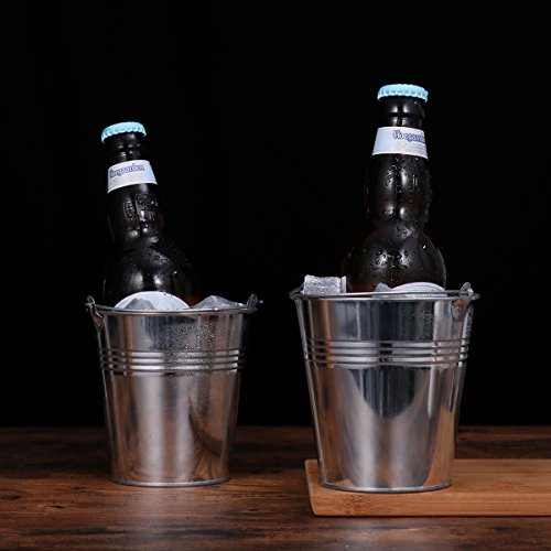 4 NUOLUX+Tinplate+Metal+Bucket+French