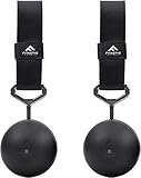 FITactic Rock Climbing Solid Training Cannonball Bomb Pull Up Power Ball Hold Grips for Straps for Finger, Forearm, Biceps, Back Muscles