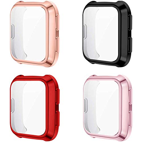 CAVN Pack Screen Protector Case Compatible with Fitbit Versa