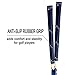 Acstar Two Way Junior Golf Putter Graphite Kids Putter Both Left and Right Handed Easily Use for Kids Age 3-5(Silver head+white shaft+blue Grip,25 inch,age 3-5)