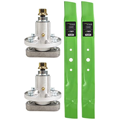 8TEN Spindle Mulching Blade Kit for John Deere Scotts 42 Inch Deck L100
