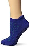 Pointe Studio Women's Agnes Barre Yoga Cushioned Grip Socks, Indigo, S/M