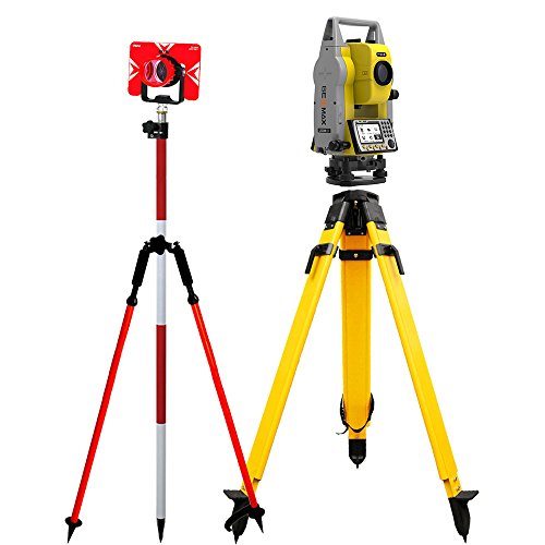41s4bcJBNyL GeoMax Zoom25 neXus5 2" 500m Reflectorless Prism Total Station Starter Package