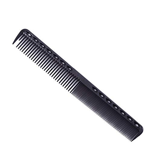 1 Pc Professional Hair Cricket Comb Heat Resistant Medium Cutting Carbon Comb Salon Antistatic Barber Styling Brush Tool - Thumbnail 4