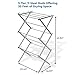 STORAGE MANIAC Clothes Drying Rack, Drying Rack Clothing, Laundry Drying Rack for Towel, Clothes Drying Rack Folding Indoor, Foldable Dryer Rack Outdoor, Laundry Rack with Rustproof Coating, Silvery