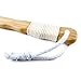 Mikobox Super Soft Charcoal Synthetic Fiber Bristles Bath Shower Massage Brush Long Bamboo Handle MB-12