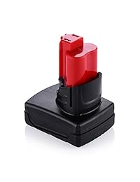 Powerextra actualizada alta capacidad 4,5 Ah 12 V Iones de litio taladro herramienta batería de repuesto para MILWAUKEE 48 11 2411 M12 REDLITHIUM inalámbrico de 12 voltios Milwaukee herramientas 12 V Milwaukee M12 batería de iones de litio