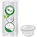 2 oz Eco Friendly Portion Cups with Lids,100 Pcs Biodegradable Jello Shot Cups Condiment Containers,Sauce Containers with Lids