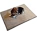 Dogbed4less Gel-Infused Large Memory Foam Fleece Pet Dog Bed Mat Pillow Topper with Waterproof Rubber Anti Slip Bottom - Fit 42