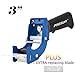 PROSUN Fast Reload 3 Inch Wide Large Tape Gun Dispenser Packing Packaging Sealing Cutter (TG04-BLU)