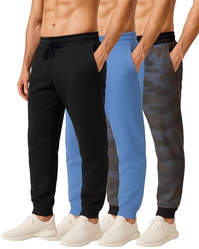 Men's Cotton Sweatpants 3 Pack