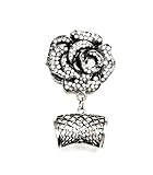 Alloy Rose Flower Accessories Set for Jewellery Scarves Christmas Gift ,Pt-620