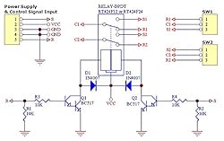 ELECTRONICS-SALON Bistable DPDT 8 Amp Relay