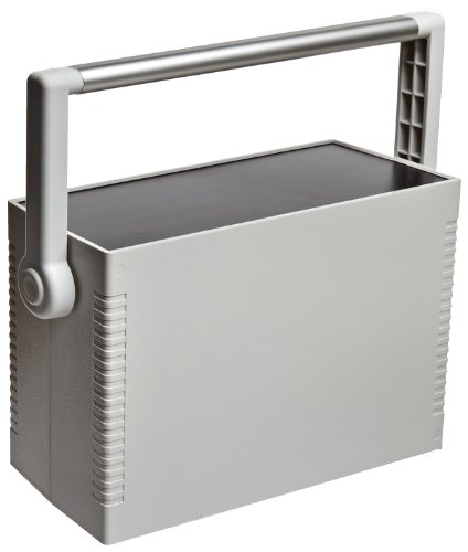 BUD Industries IP-6138 Plastic Instrument Case 10.20" L x 7.08" W x 4.11" H, Gray