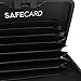 SafeCard RFID Blocking Card Holder Case - Identity Theft Protection, Credit Card Holder and Credit Card Protector - Keep Your Credit Cards Safe - Black