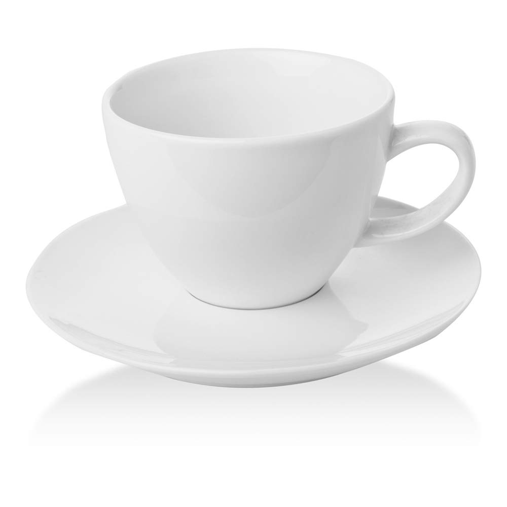 Fine Dine 770177 Bianco Elegant Cup with Saucer, 70mL Capacity,
