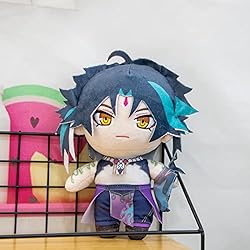 Genshin Impact Plush Toys,8.7" Anime Xiao Stuffed