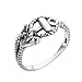 CloseoutWarehouse 925 Sterling Silver Anchor of Hope Ring (Comes in Colors)