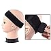 eBoot Velvet Wig Grip Extra Hold Wig Comfort Band Adjustable Head Hair Band (Black)