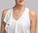 9-10mm Genuine Freshwater Cultured Pearl Infinity Pendant Necklace for Women