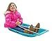 Lucky Bums Snow Kids Toboggan Snow Sled, Ice Blue, 33