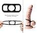 HomySnug Penis Ring Set - 4 Pack Sex Toy Stretchy Cock Erection Ring Set for Longer Lasting Orgasm