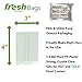 100 Clear Treat & Favor Bags | Ties Included | Great For Cake Pops, Candy, Gifts, Wedding or Party Favors | Food Safe Plastic | Stronger Than Cellophane | 1.5 Mils Thickness | 3