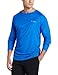 Columbia Men's Terminal Tackle Long Sleeve Shirt, Vivid Blue/Cool Grey Logo, Large
