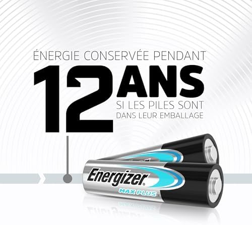 Piles alcalines AAA Energizer Max Plus, Pack de X