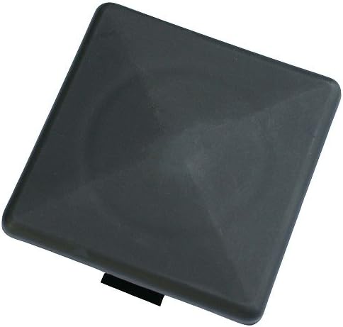 Deltech Manufacturing2-1/2" Square Light Pole Top Cap- Black Plastic