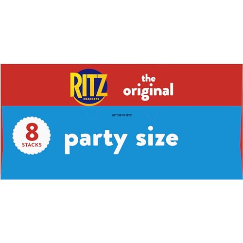 RITZ ORIGINAL CRACKERS, SNACKS FOR KIDS AND ADULTS, LUNCH SNACKS, PARTY SIZE, 27.4 OZ