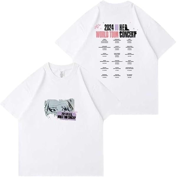 Amazon.com: 2024 IU HEREH World Tour t Shirts IU HEREH