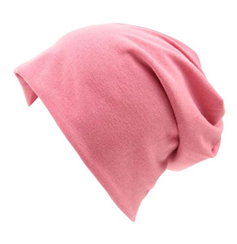 Century Star Unisex Women Thin Solid Baggy Slouchy Oversized Cotton Sleep Beanie Hat Skull Cap