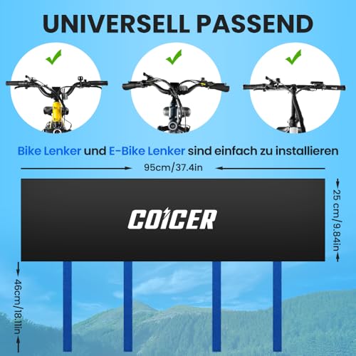 Coicer Pack of 2 Handlebar Protective Cover Ebike Transport Protection Bicycle Accessories Bicycle Cover Waterproof Moisture and Dust Protection Bicycle Cover